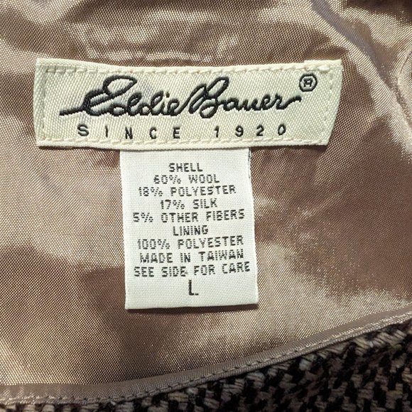 SOLD - Eddie Bauer Wool Blend Jumper / Pinafore Dress - Size L - EUC - Picture 7 of 8